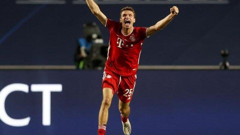 Thomas M&uuml;ller gewann mit dem FC Bayern zum zweiten Mal die Champions League.