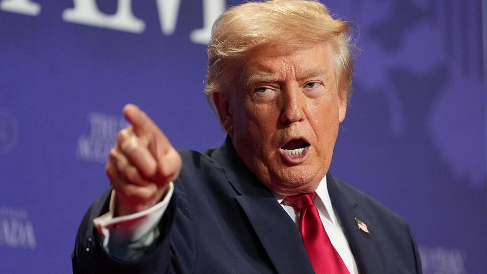 Präsident Trump will dem Iran seinen Willen aufzwingen. Präsident Trump will dem Iran seinen Willen aufzwingen.