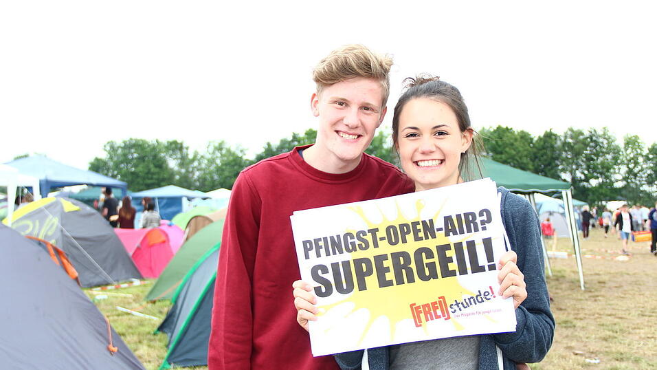 Die Besucher des Pfingst-Open-Airs waren drei Tage lang in Feierlaune. (Foto: David Voltz) Die Besucher des Pfingst-Open-Airs waren drei Tage lang in Feierlaune. (Foto: David Voltz)
