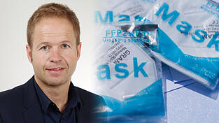 Lungenexperte Dr. Dominic Dellweg empfiehlt, das Maskentragen auf bestimmte Situationen einzugrenzen.