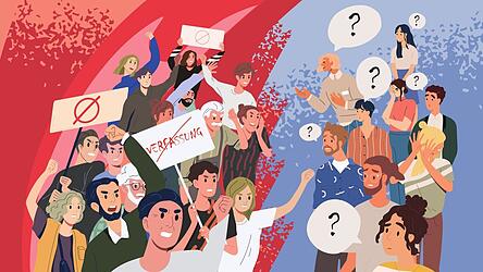 Wie kann man miteinander umgehen, wenn die Wahrnehmungen so weit auseinander driften? Wie kann man miteinander umgehen, wenn die Wahrnehmungen so weit auseinander driften?