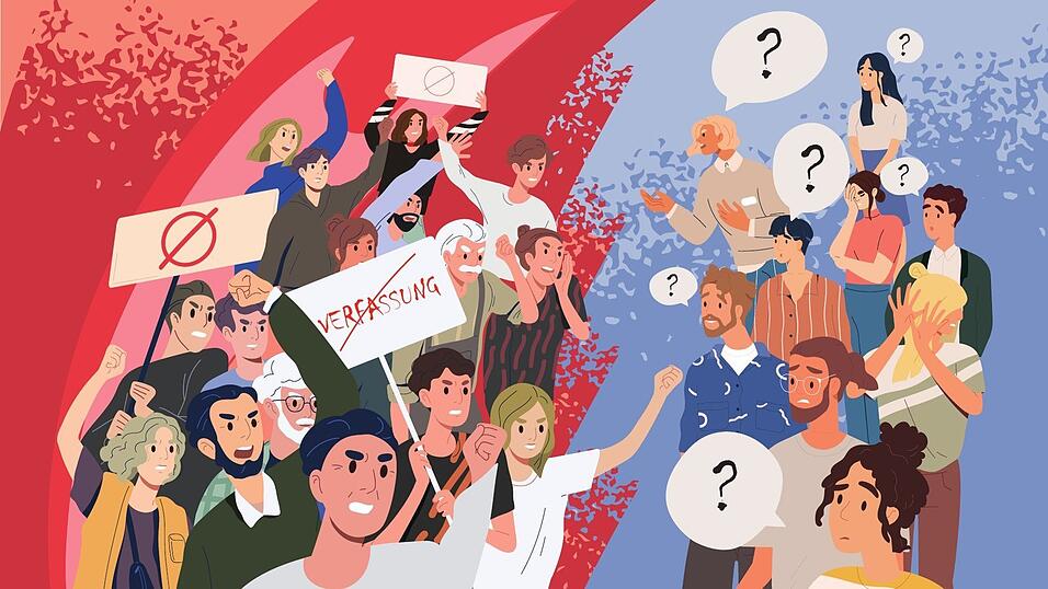 Wie kann man miteinander umgehen, wenn die Wahrnehmungen so weit auseinander driften?