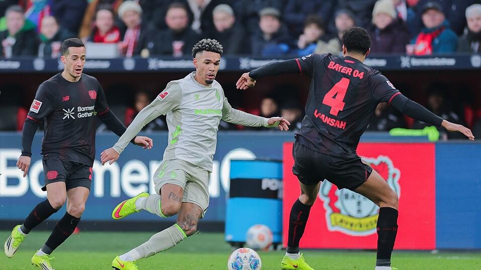 Bayer Leverkusen hatte gegen offensiv harmlose Bremer ein Chancenplus.