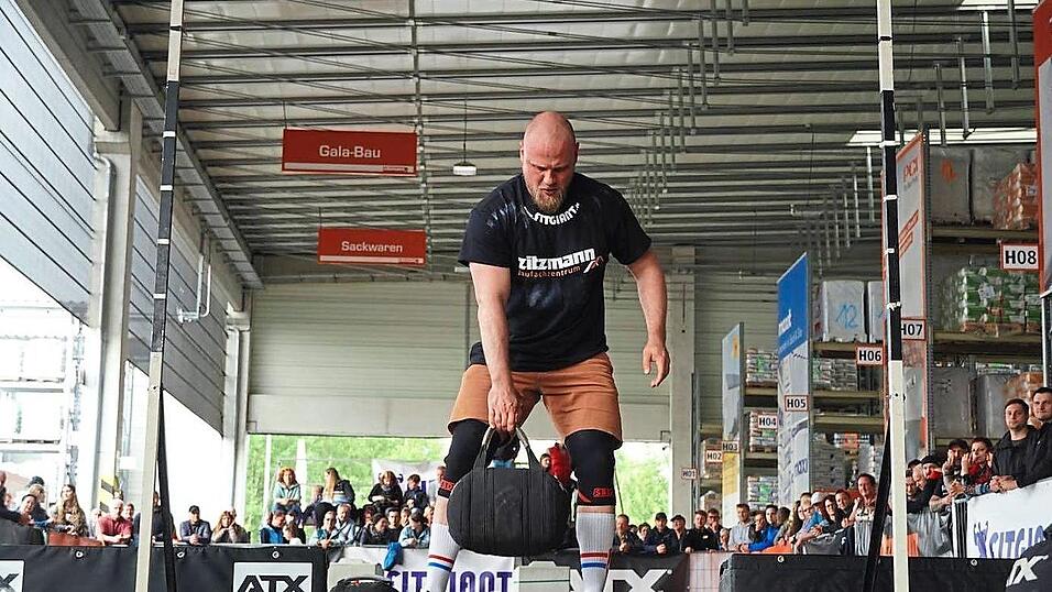 Das Lager des Baufachzentrums Zitzmann in der Ringstra&szlig;e verwandelt sich erneut zur Wettkampfarena.
