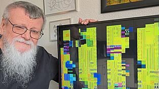 Zufallsprodukte zu schaffen, hat Werner Claßen zu seiner Maxime erhoben. Aus dem Analogen ist er nun in die digitale Kunst gewechselt: Bildfehler werden von ihm kreativ und farbenfroh verfremdet und mit Musik untermalt zu Videoclips, die wirken.
