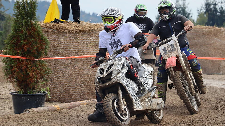 Am Samstag wurde die sechste Auflage des Schwarzacher Mofa-Cross-Rennens ausgetragen.&nbsp;