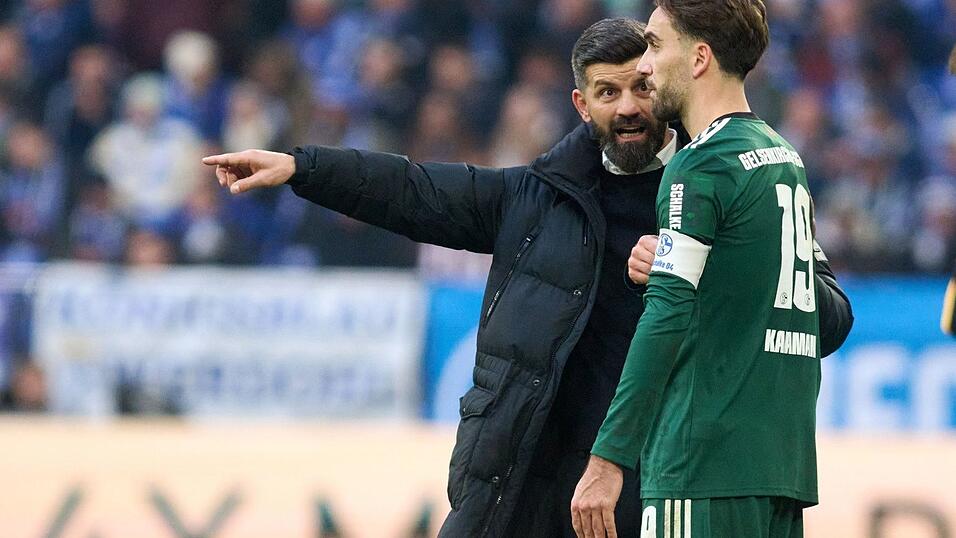 Der Trainer und sein Kapitän: Garanten für Schalkes Aufschwung. Der Trainer und sein Kapitän: Garanten für Schalkes Aufschwung.