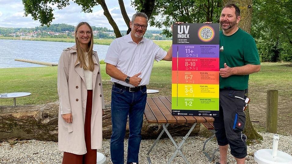 Die Tafeln sind zu finden am Vilstalsee, ...