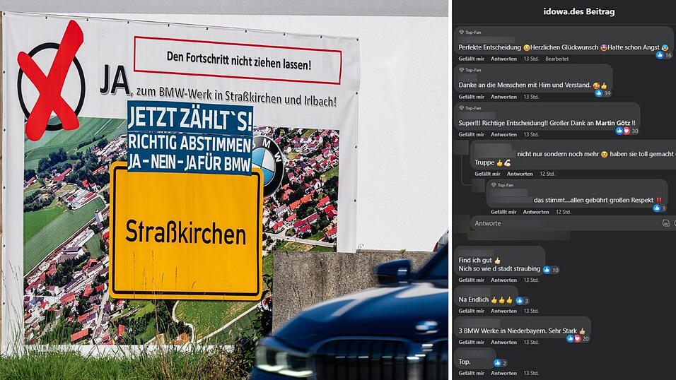 Die Bürger von Straßkirchen haben sich am Sonntagabend deutlich für die BMW-Pläne ausgesprochen. Im Netz wird die Entscheidung gefeiert. Die Bürger von Straßkirchen haben sich am Sonntagabend deutlich für die BMW-Pläne ausgesprochen. Im Netz wird die Entscheidung gefeiert.