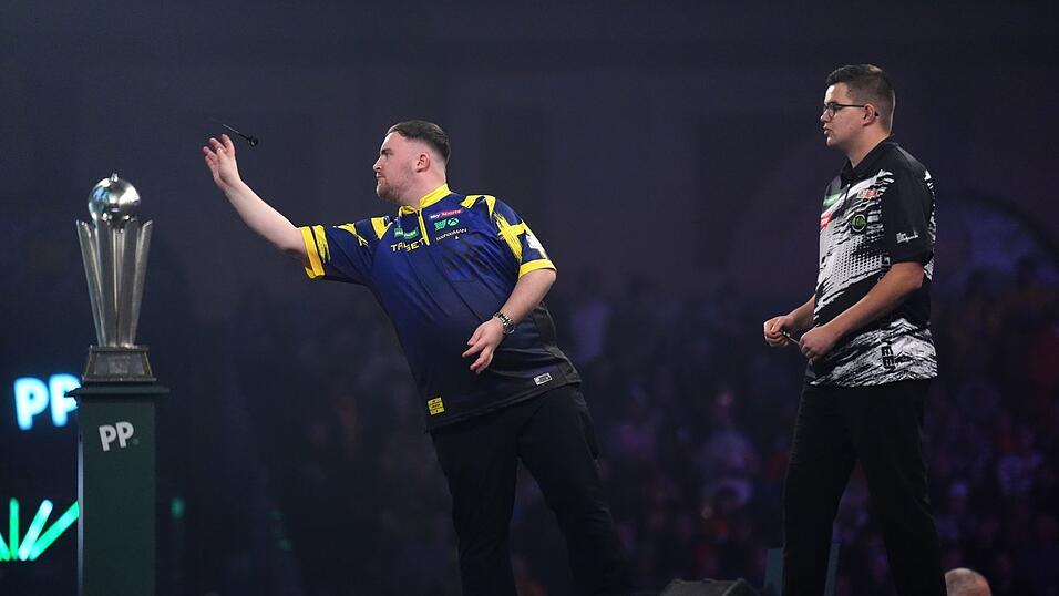 Littler lie&szlig; im Finale dem Niederl&auml;nder van Veen keine Chance.