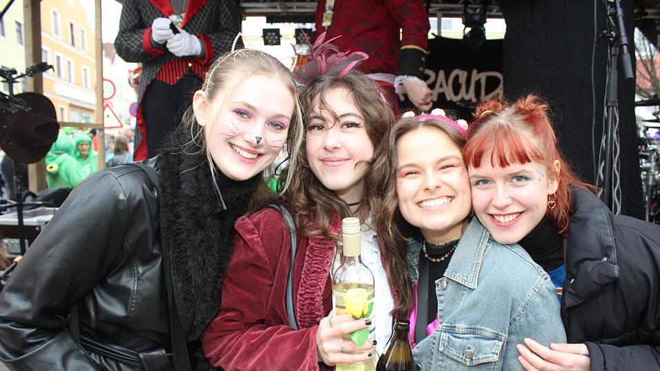 Beste Stimmung herrschte beim Rosenmontagszug in Geisenhausen.