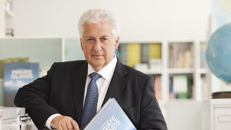 Farhad Vladi (76) ist Herr der weltweiten Inselträume Farhad Vladi (76) ist Herr der weltweiten Inselträume