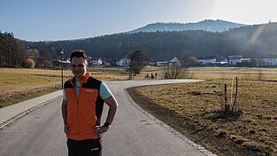 Den Hohenbogen hat Marvin Sp&auml;th ins Visier genommen.