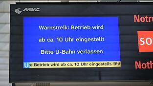 In M&uuml;nchen werden seit Mittwochvormittag Busse und Bahnen bestreikt.