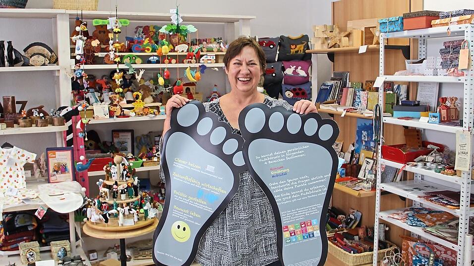 Hier kann man seinen pers&ouml;nlichen &ouml;kologischen Fu&szlig;abdruck messen.