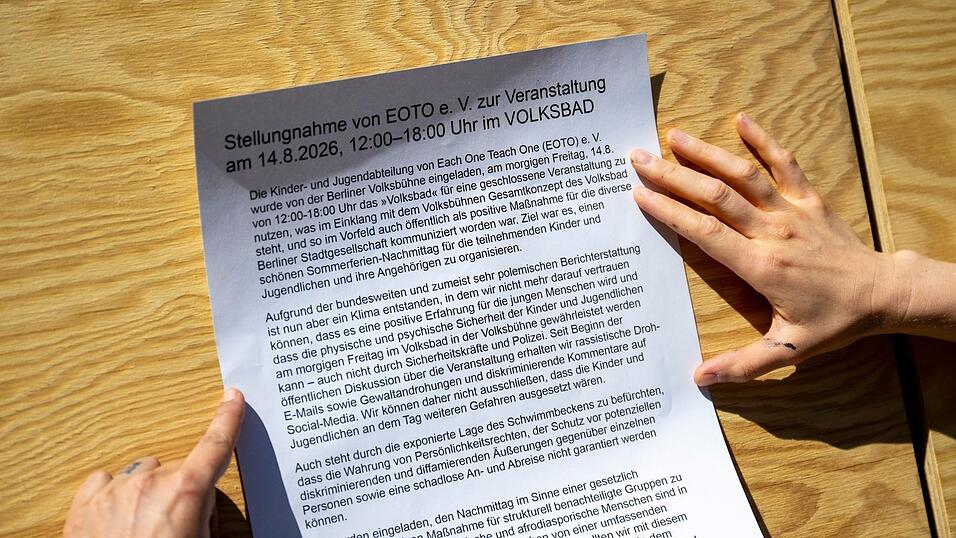 In einer Stellungnahme begründet der Verein Eoto die Absage der Veranstaltung. In einer Stellungnahme begründet der Verein Eoto die Absage der Veranstaltung.