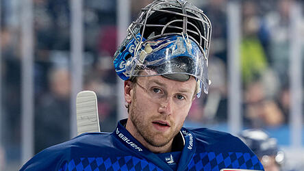Henrik Haukeland nimmt Abschied von den Straubing Tigers. Henrik Haukeland nimmt Abschied von den Straubing Tigers.