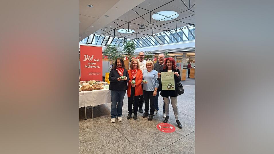 Anl&auml;sslich des Tags der Kinderhospizarbeit am 10. Februar verkauften die Mutmacher Krapfen, die von sechs verschiedenen B&auml;ckereien gespendet wurden.