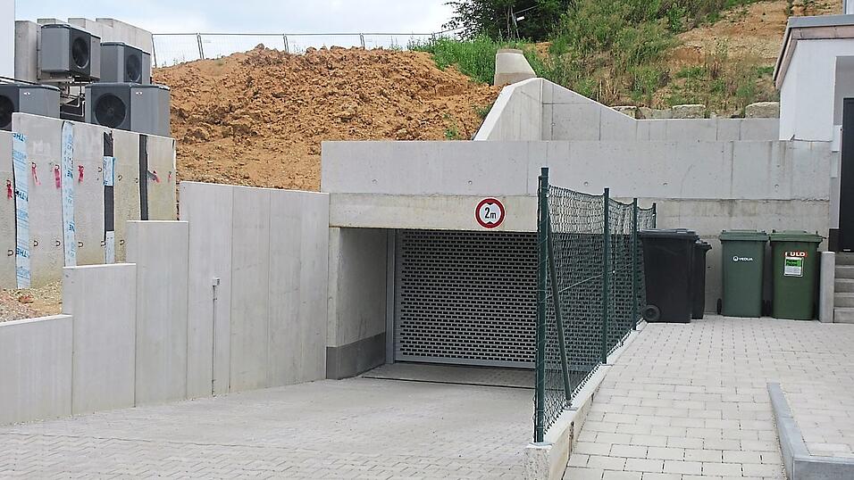 Dagegen wurde die Bautr&auml;gerfirma davon befreit, die W&auml;nde der Einfahrten ebenfalls begr&uuml;nen zu m&uuml;ssen.