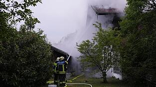 In einem Haus in Ruckasing brannte es am Donnerstagmorgen.