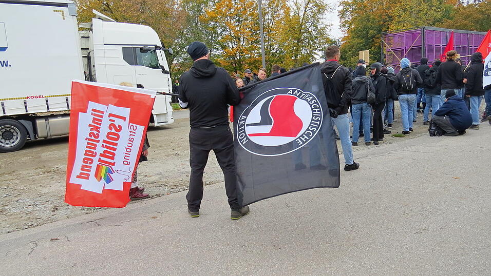 Die Demo in Geiselh&ouml;ring verlief ruhig.