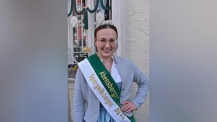 Die neue Abensberger Spargelk&ouml;nigin Katharina Kerscher.