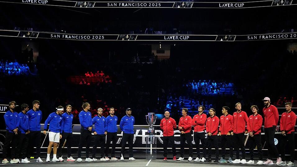 In San Francisco stehen sich beim Laver Cup Team Europa und Team Welt gegenüber.