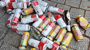 Besonders oft lassen sich Dosen aus dem Ausland finden.