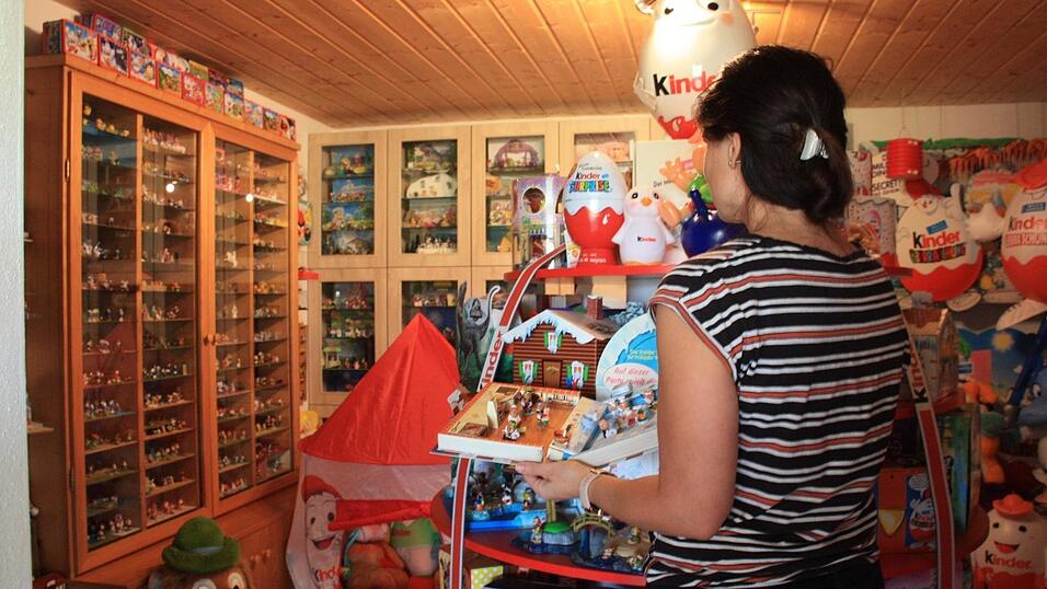 Ein kleiner Teil der &Uuml;-Ei Sammlung