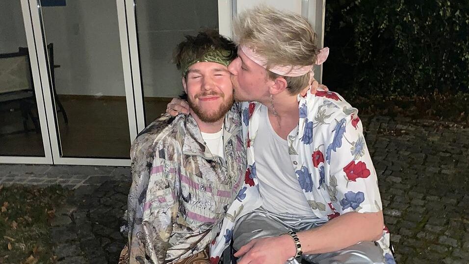 Unser Autor Matthias Keck (rechts) mit seinem Partner Alex.