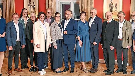 B&uuml;rgermeister Peter Rauscher dankte den Ehreng&auml;sten f&uuml;r ihr Kommen.