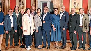 B&uuml;rgermeister Peter Rauscher dankte den Ehreng&auml;sten f&uuml;r ihr Kommen.