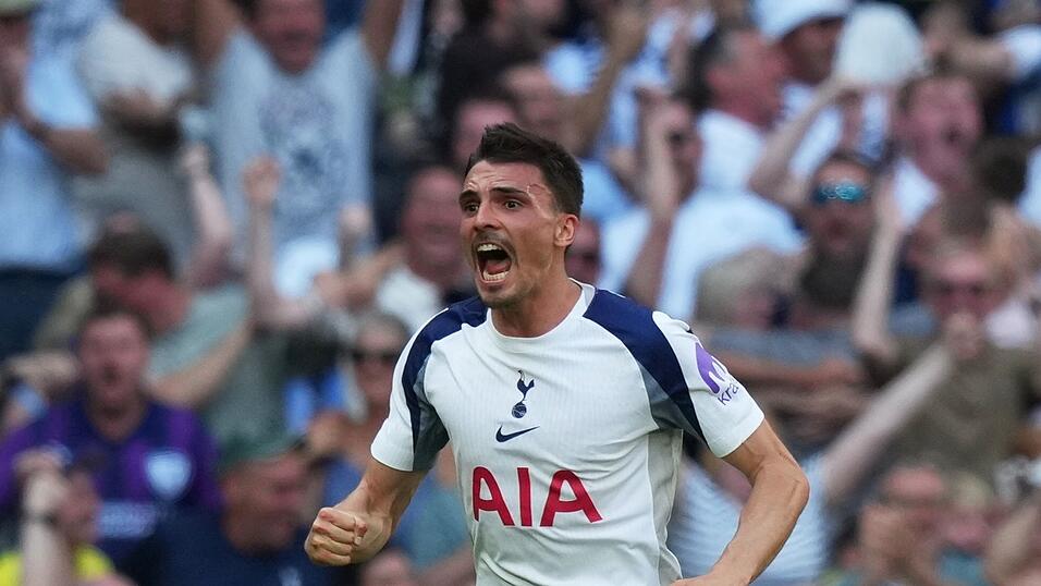 In der vergangenen Saison spielte João Palhinha für Tottenham Hotspur. (Archivbild) In der vergangenen Saison spielte João Palhinha für Tottenham Hotspur. (Archivbild)