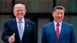 Xi und Trump lobten die Beziehung beider Staaten.