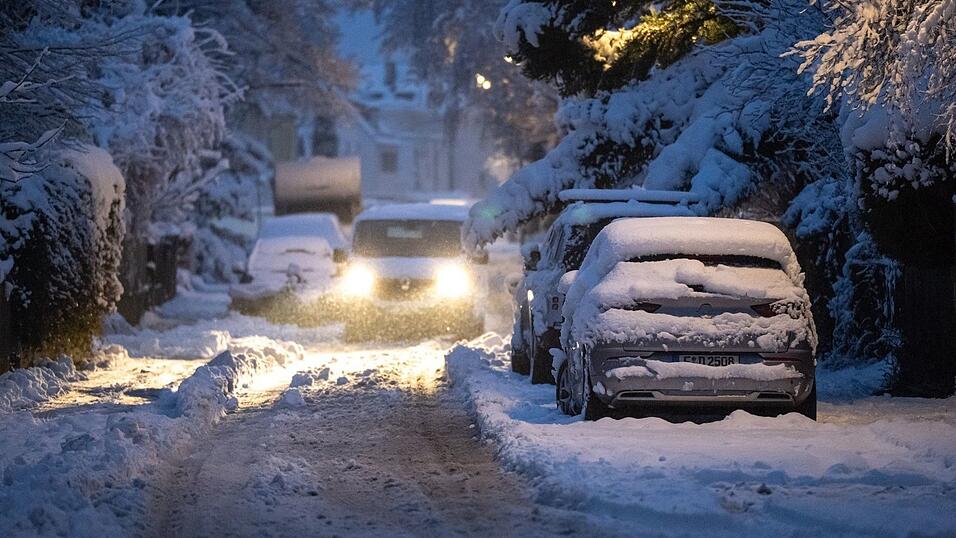 Auch in Bayern - wie hier in M&uuml;nchen - hat es stark geschneit.