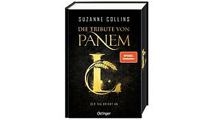 „Die Tribute von Panem L: Der Tag bricht an“ von Suzanne Collins, 464 Seiten, Science Fiction, empfohlen ab 14 Jahren, erschienen bei Oetinger.