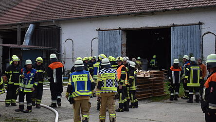 Feuerwehren aus zahlreichen Gemeinden waren im Einsatz. 