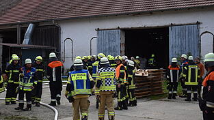 Feuerwehren aus zahlreichen Gemeinden waren im Einsatz. 