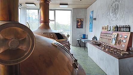 Im Sudhaus der Brauerei