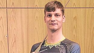 Tobias Schromm hat sich den Titel Deutscher Meister im Langschwertkampf geholt.