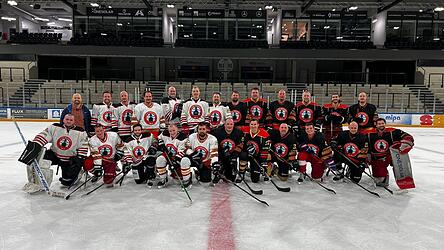 In diesem Jahr treten die LA Ice Breakers bei ihrem Benefizspiel gegen eine Mannschaft aus ehemaligen deutschen Nationalspielern an: die &bdquo;Eishockey Oldtimers Germany&ldquo;.