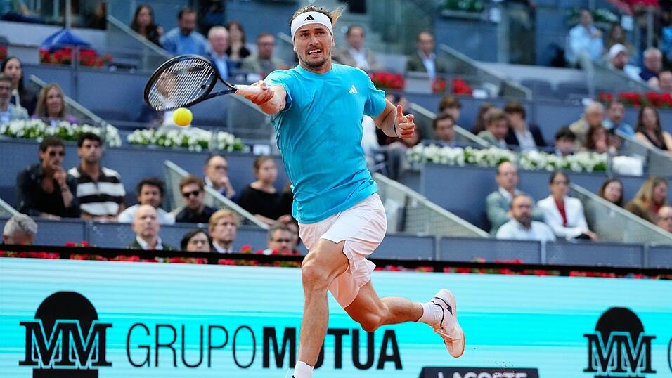 Alexander Zverev erreicht das Halbfinale in Madrid.