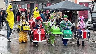 Mario Kart gibt’s nicht nur im Videospiel. Mario Kart gibt’s nicht nur im Videospiel.