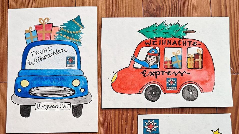 Jeder Gewinner erhält eine, von den Mitgliedern der Bergwacht, liebevoll gestaltete Weihnachtskarte zum Erlös dazu. Jeder Gewinner erhält eine, von den Mitgliedern der Bergwacht, liebevoll gestaltete Weihnachtskarte zum Erlös dazu.