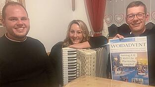 Dekan Marco Stangl, Kathrin Achatz, Martin Guggenberger