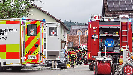 In einer Wiesenter Hofeinfahrt ist es am Freitag zu einem Unfall gekommen.