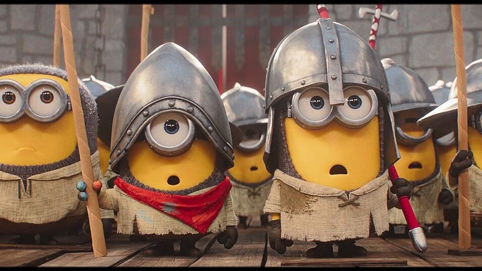 Die Minions müssen einige Schlachten bestehen. Die Minions müssen einige Schlachten bestehen.