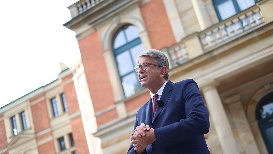 Das Haus von Kulturstaatsminister Wolfram Weimer wird mehr Geld nach Bayreuth geben. (Archivbild) Das Haus von Kulturstaatsminister Wolfram Weimer wird mehr Geld nach Bayreuth geben. (Archivbild)