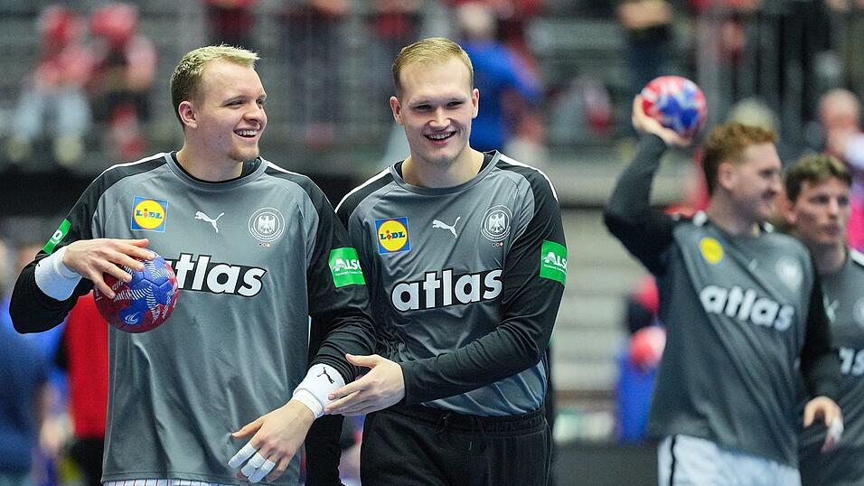 Justus Fischer (l) und David Späth sorgten auch beim Teamabend für gute Stimmung.