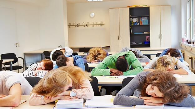 M&uuml;de Sch&uuml;lern k&ouml;nnen nicht gut lernen.